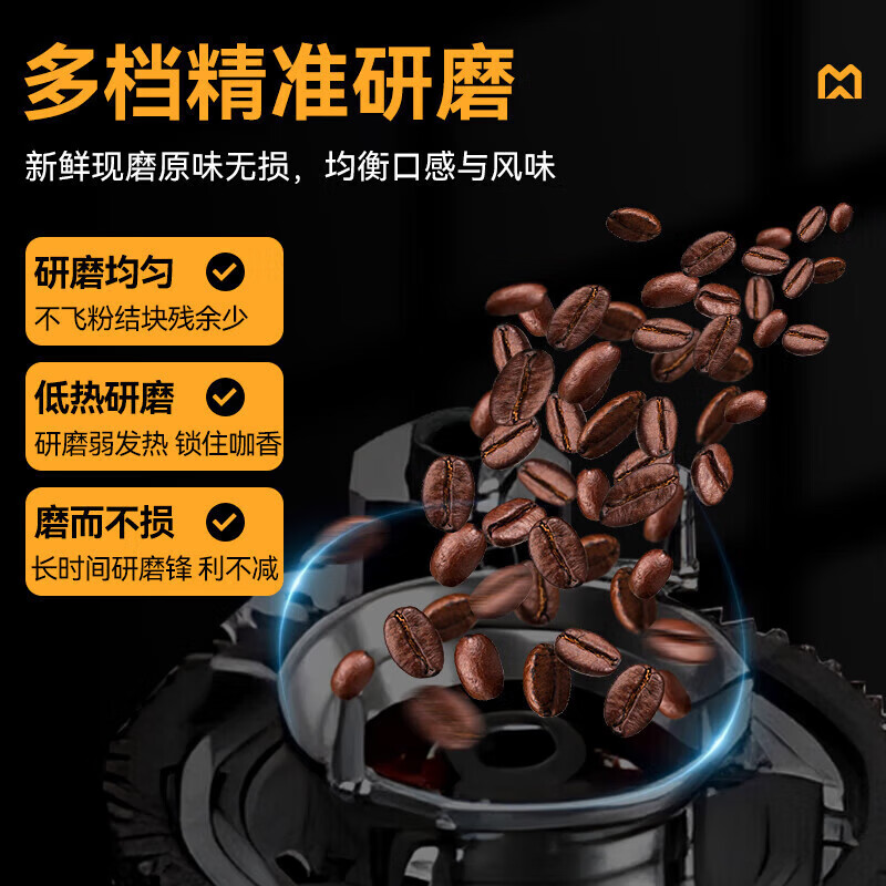  麥大廚B22系列標(biāo)準(zhǔn)款家用無(wú)底座1.5kw全自動(dòng)咖啡機(jī) 