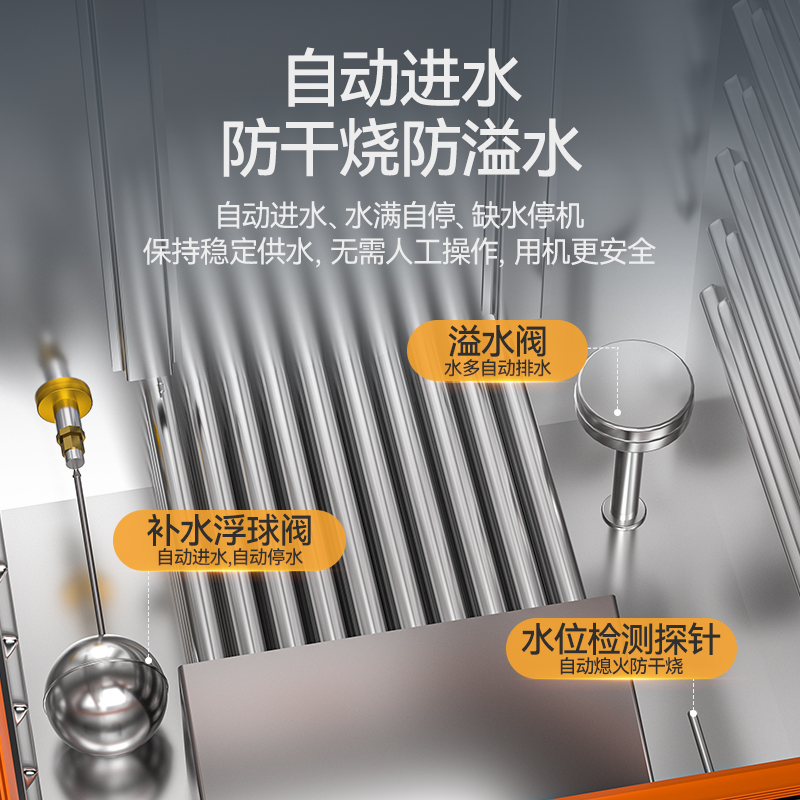 麥大廚商用單門6盤智能恒溫燃氣蒸飯柜大型食堂蒸飯箱